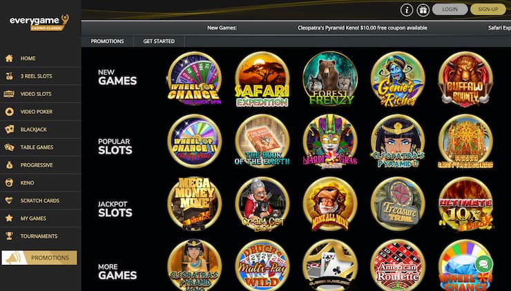 Everygame Mastercard Casino