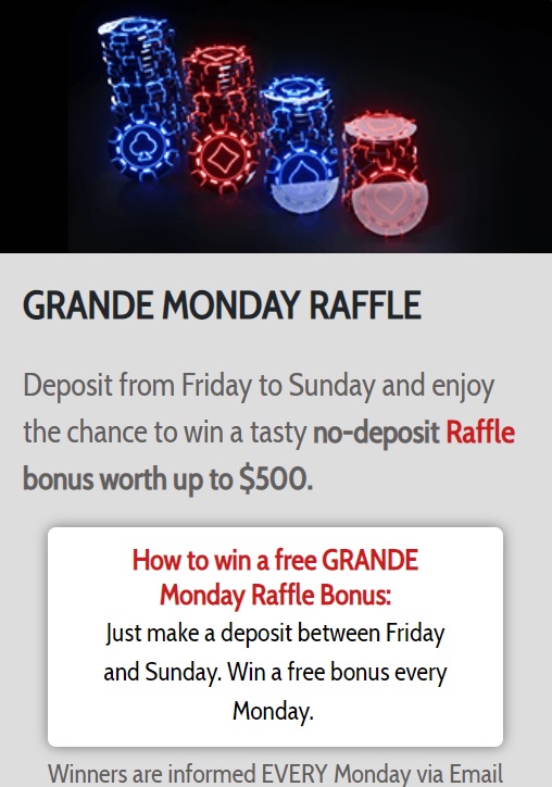 Grande Vegas No Deposit Bonus Codes Grande Vegas Review