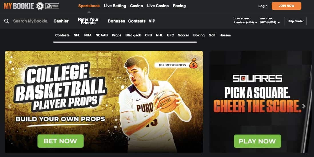 MyBookie college basketball promos