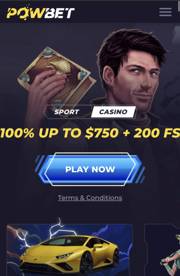 Powbet Scommesse sportive di nuovo casinò online Powbet 2024