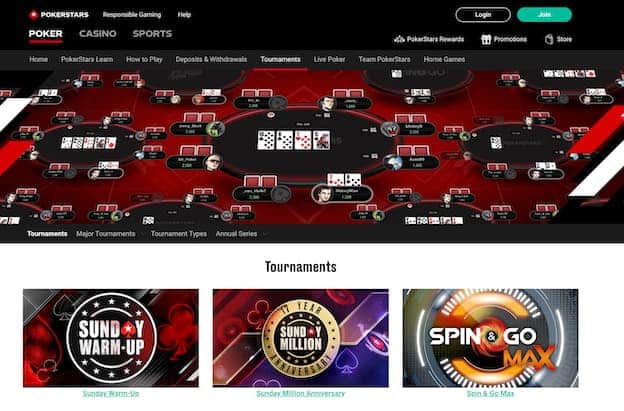 pokerstars tournaments