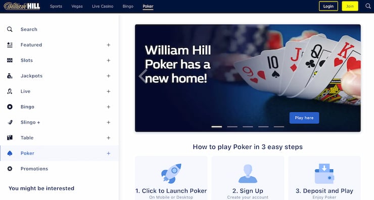 William Hill Poker UK