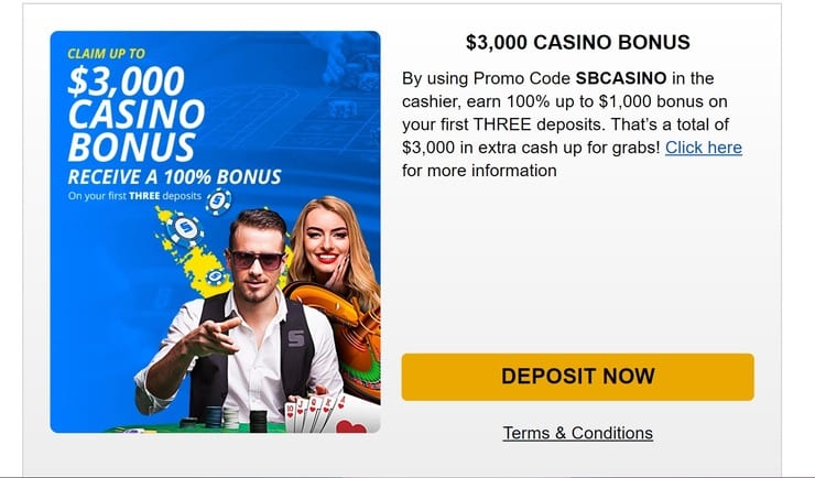 Casino welcome Bonus