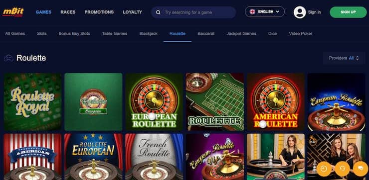 mbit casino roulette