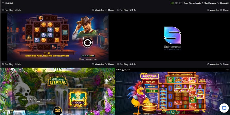 Shangri La casino split screen