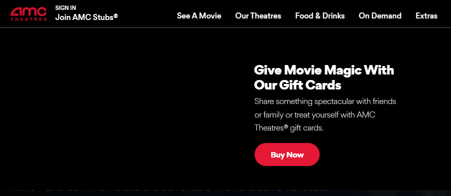 You can purchase tickets, gift cards, and more with SHIB at AMC Theatres