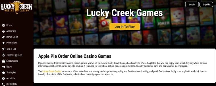 Lucky Creek online casino