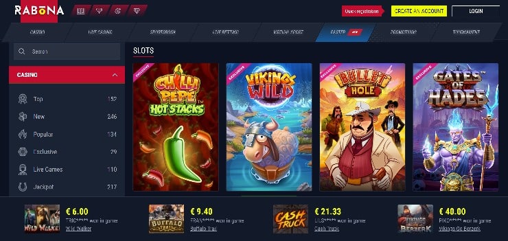 NZ online pokies - Rabona