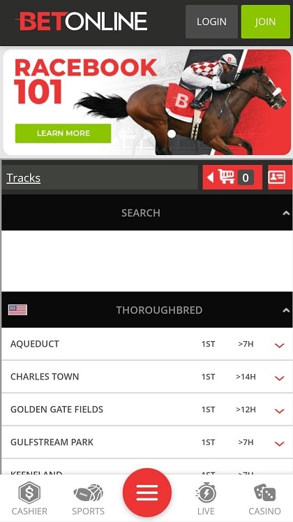 Parimutuel Mobile Betting