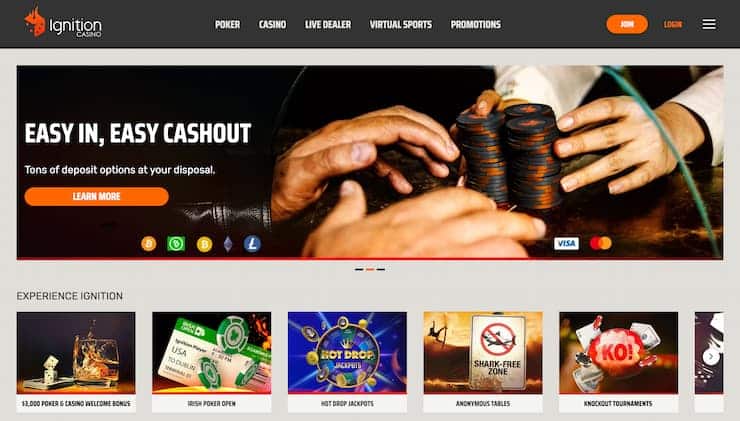 Ignition New Jersey Online Poker Casino