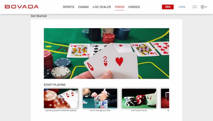 Bovada Casino Online Poker in Maryland