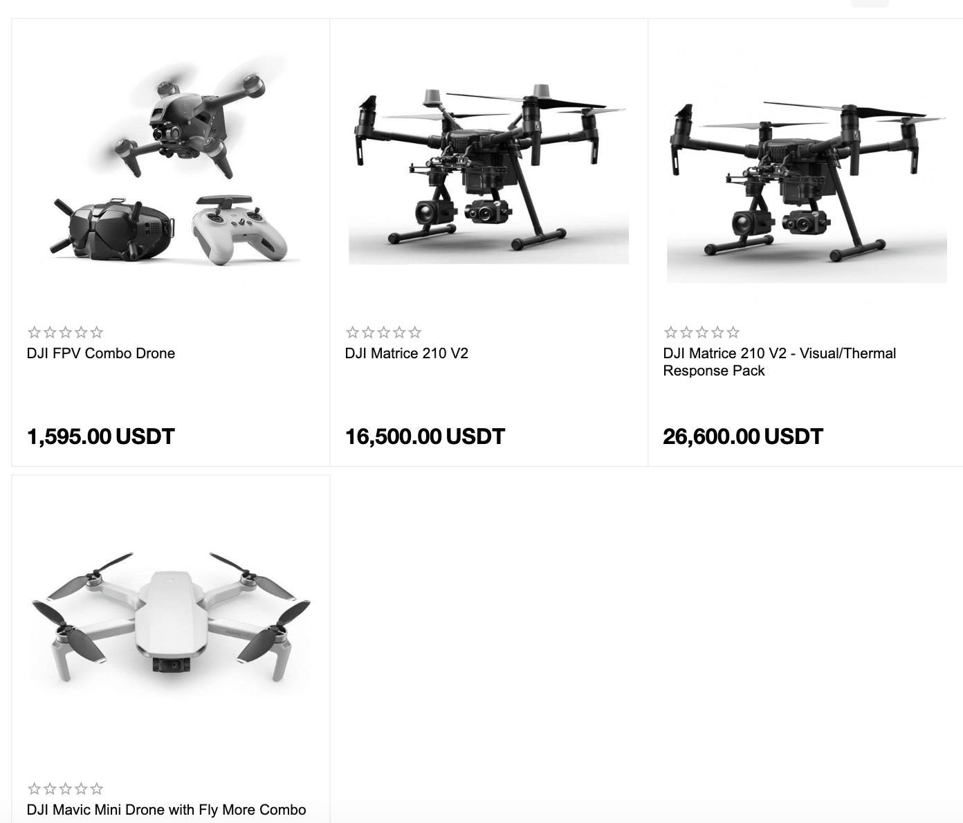 Drones at Crypto Emporium