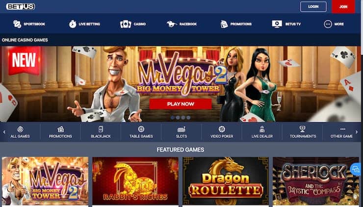 BetUS Maine Online Casino