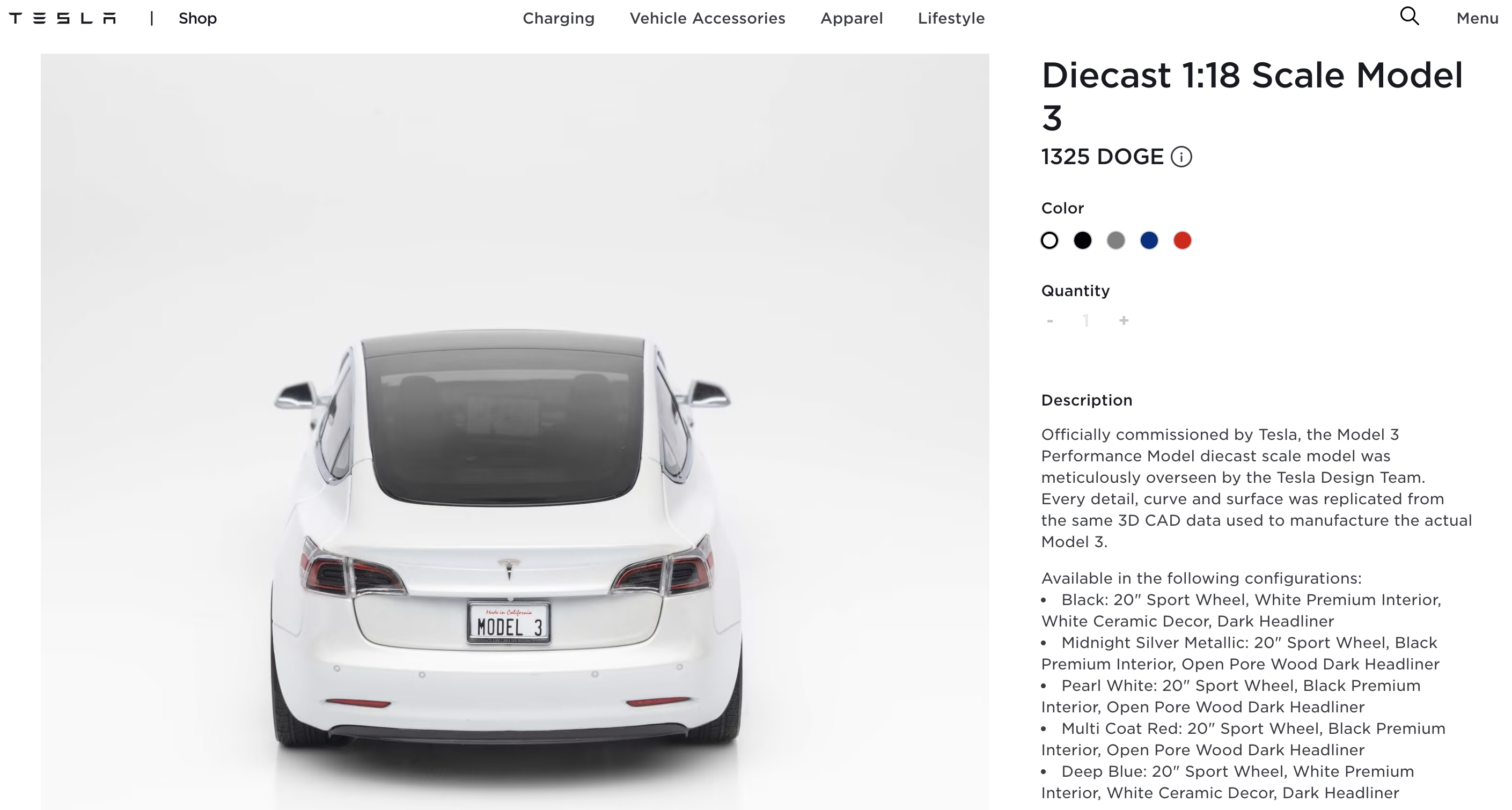 Buy Merchandise on Tesla with Dogecoin