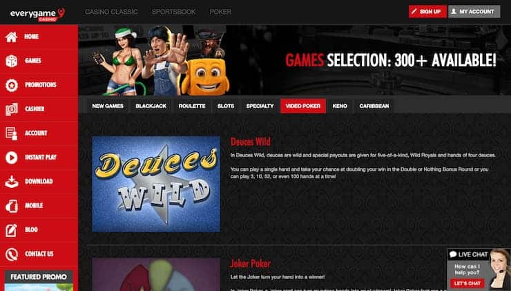 Everygame Maine Online Casino