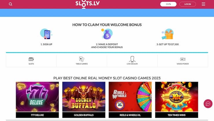 SlotsLV Maine Online Casino