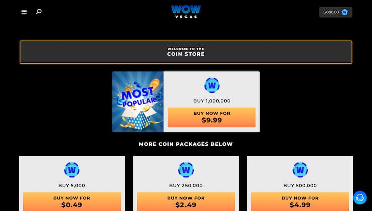 WOW Vegas Buy Wow Coins