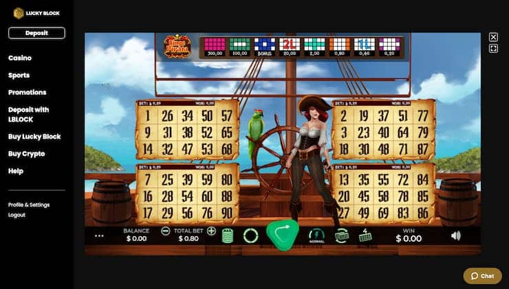 Lucky Block Bingo Blitz Casino