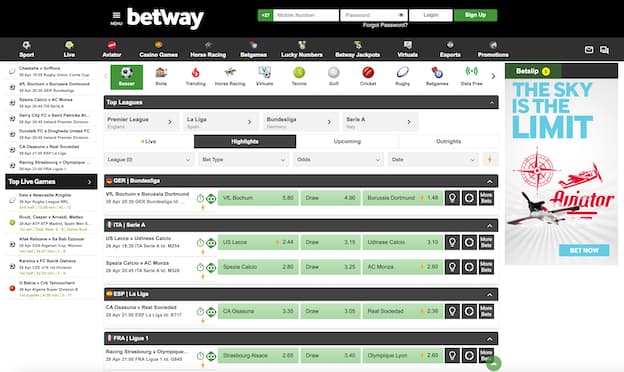 betway sportsbook