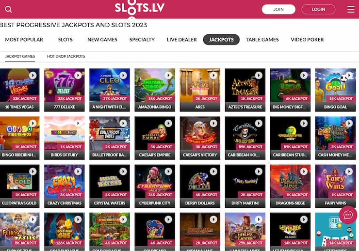 SlotsLV iPad casino