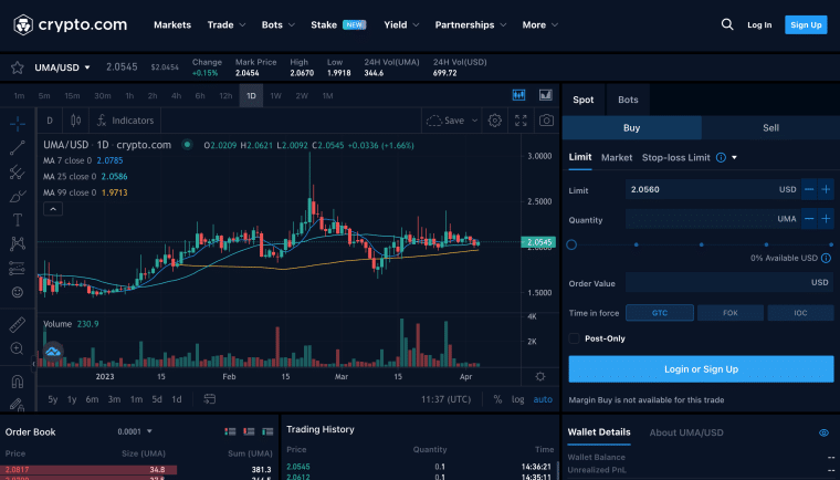 where to buy uma crypto