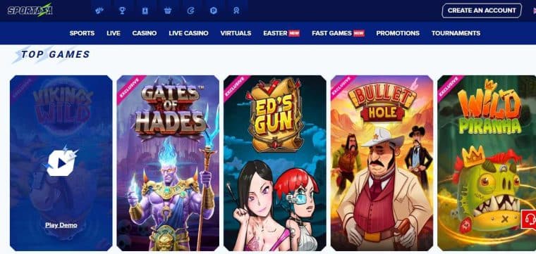 Sportaza online casino