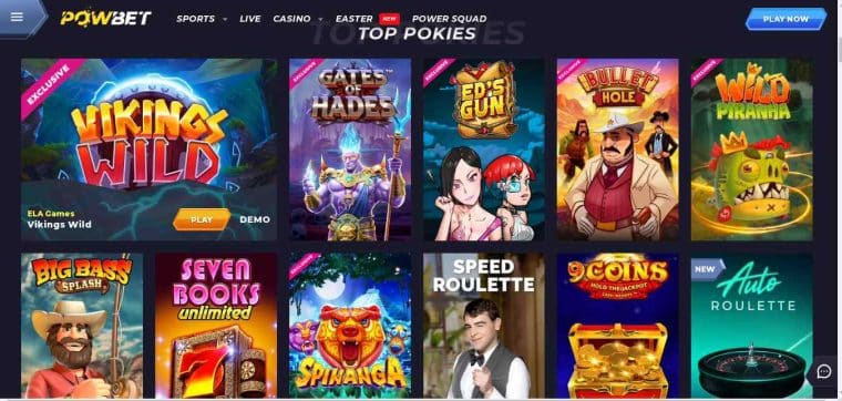 Powebet Australian online casino