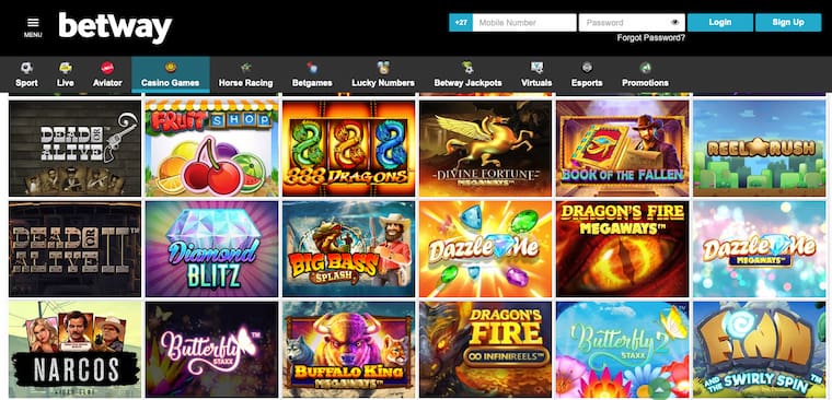 Betway Casino Slots