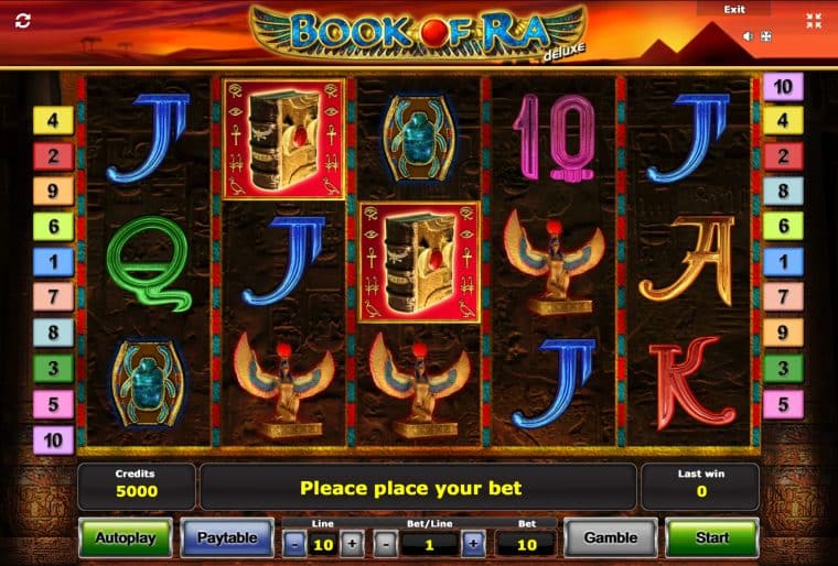 Book of Ra Deluxe free video slots