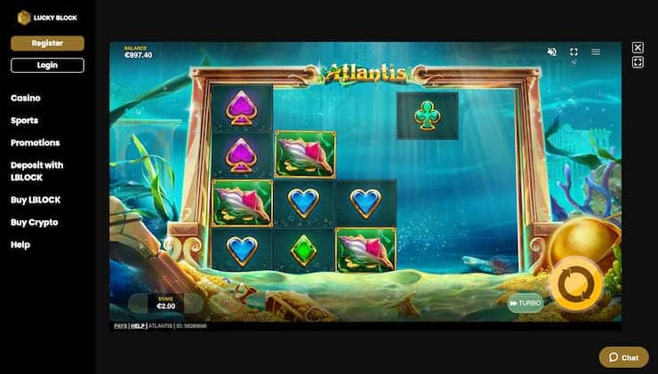 Atlantis Slot Spin