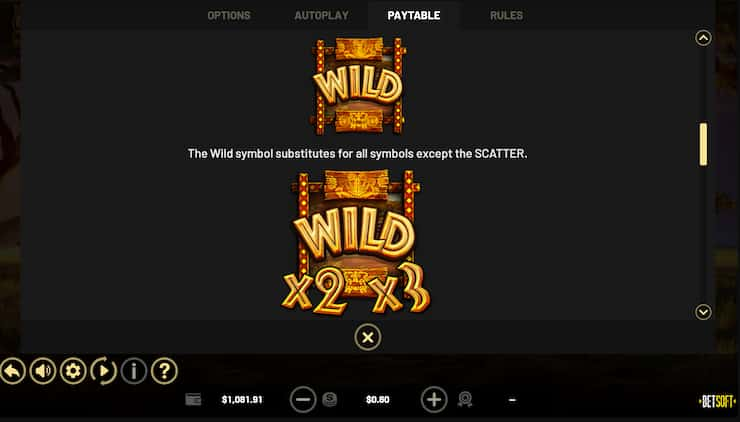 Stampede slots wild multiplier