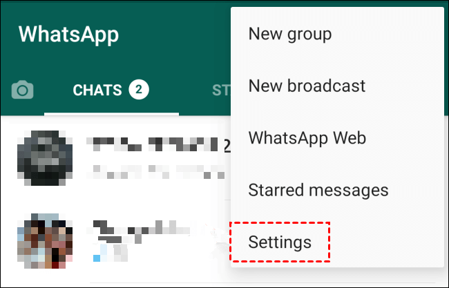 WhatsApp Setting