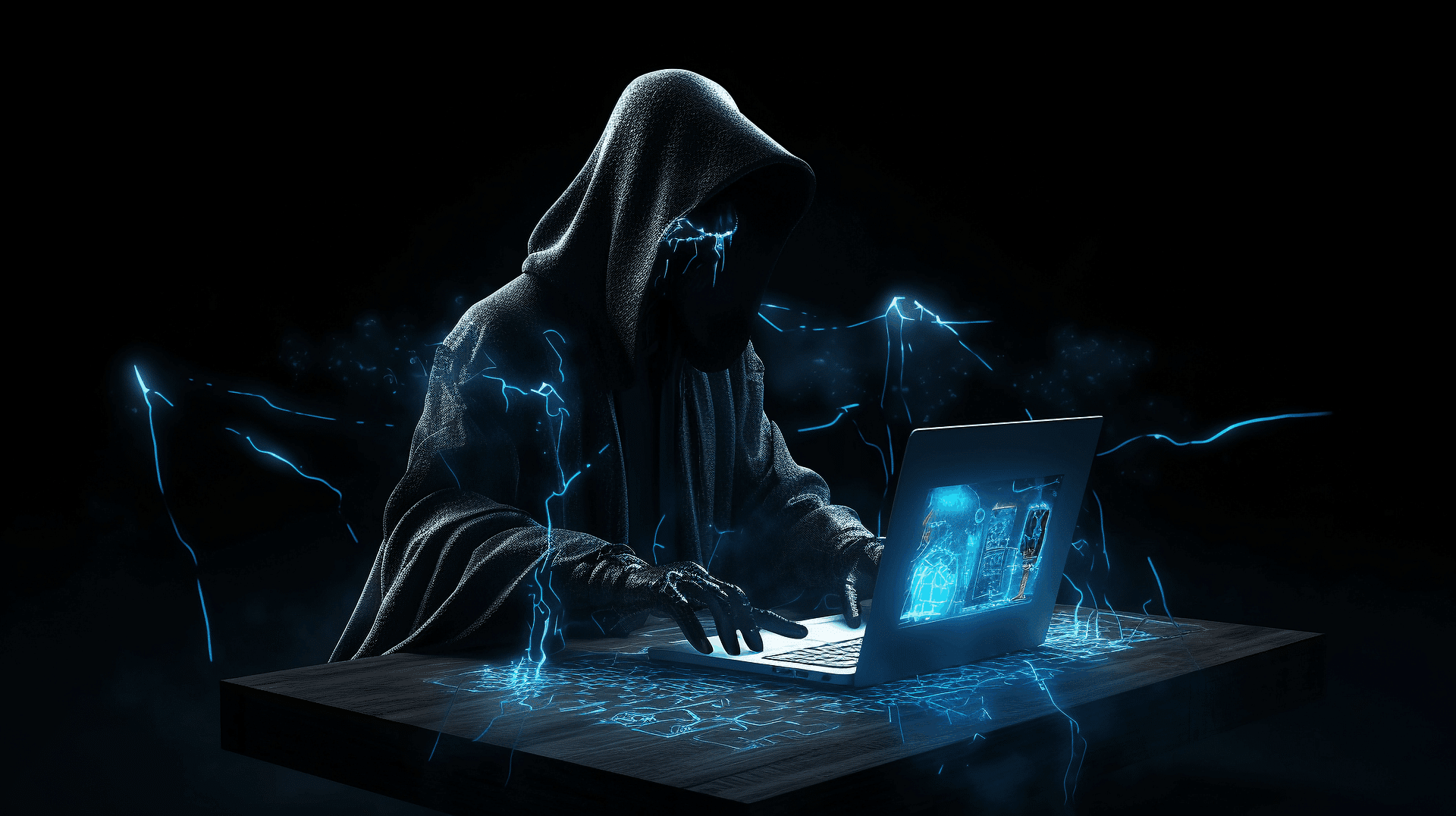 Hacker hacking