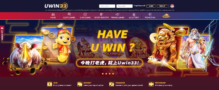 Uwin33 Online casino SG 