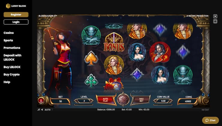 Play Blood Suckers Slot