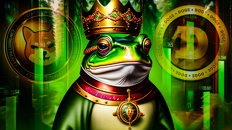 PEPE Becomes Third-Largest Meme Coin, Outperforms DOGE, SHIB