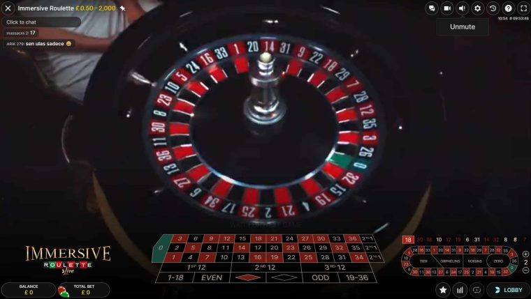 evolution gaming roulette