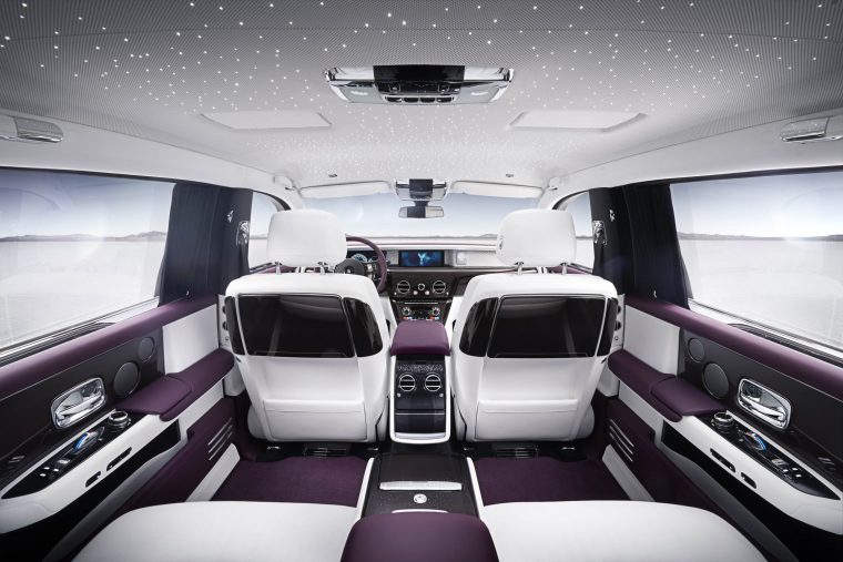 interior of a Rolls Royce phantom 8