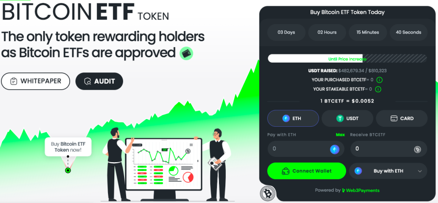 Bitcoin ETF Token presale