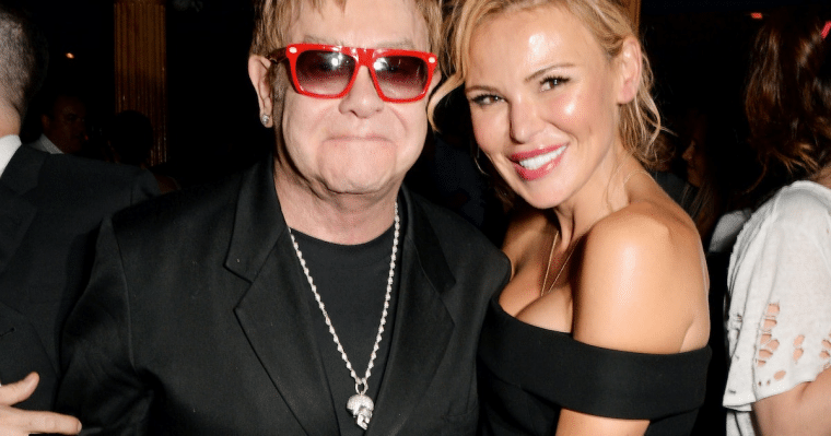 Diana Jenkins and Elton John