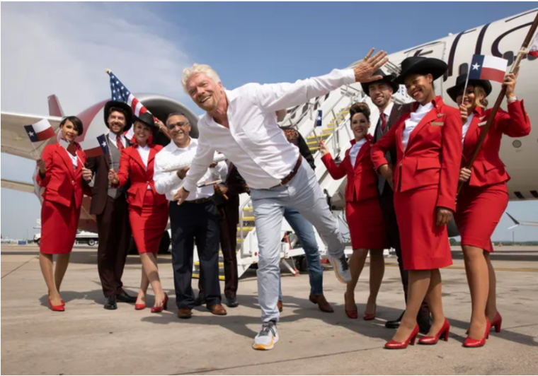 richard branson and virgin atlantic