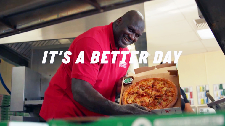 shaquille oneal papa johns