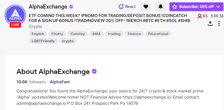 AlphaExchange