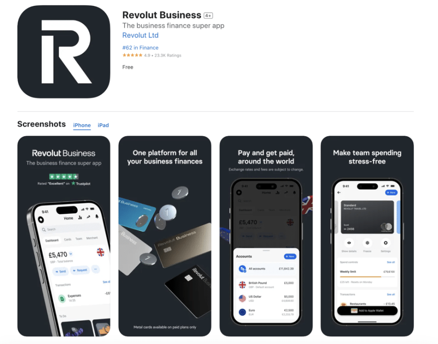 Revolut app