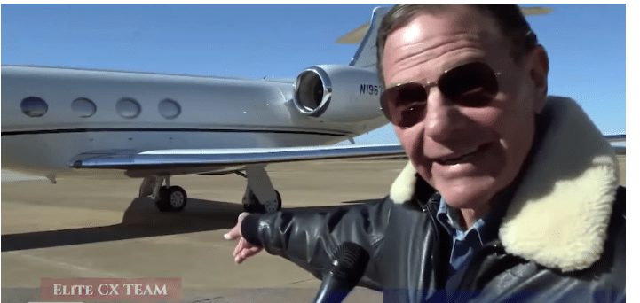 Kenneth Copeland and his jet