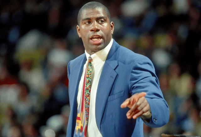 magic johnson courtside