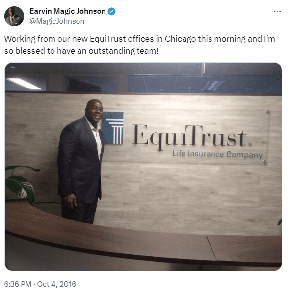 magic johnson equitrust Twitter