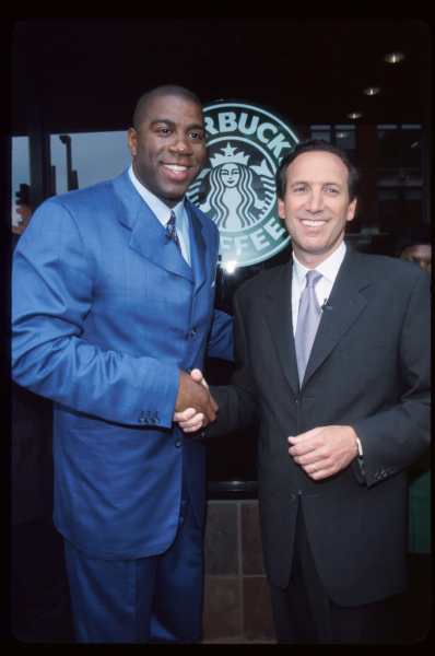 magic johnson starbucks