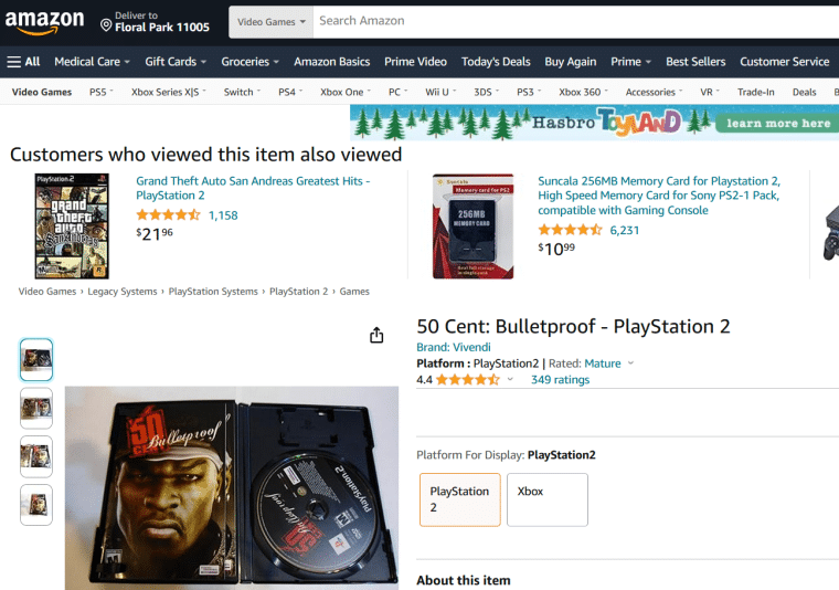 50 cent bulleproof amazon