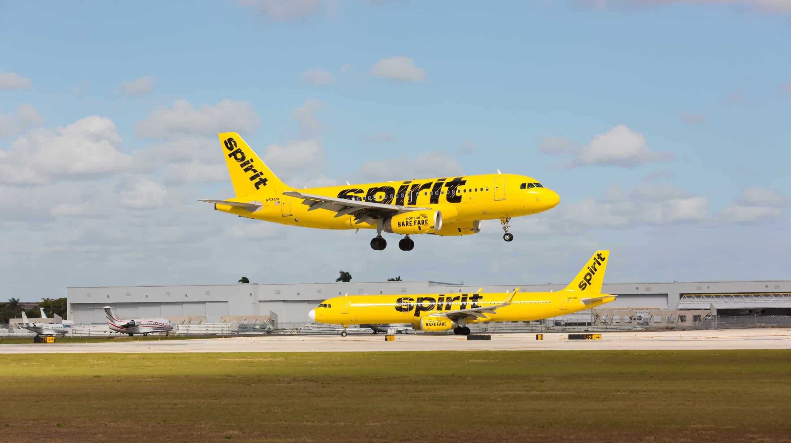 spirit airlines planes